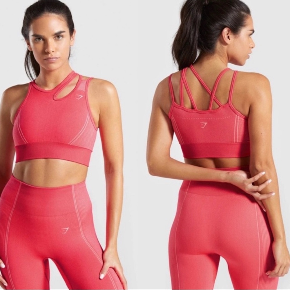 Gymshark pink ULTRA SEAMLESS set